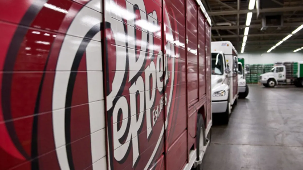 Dr Pepper truck