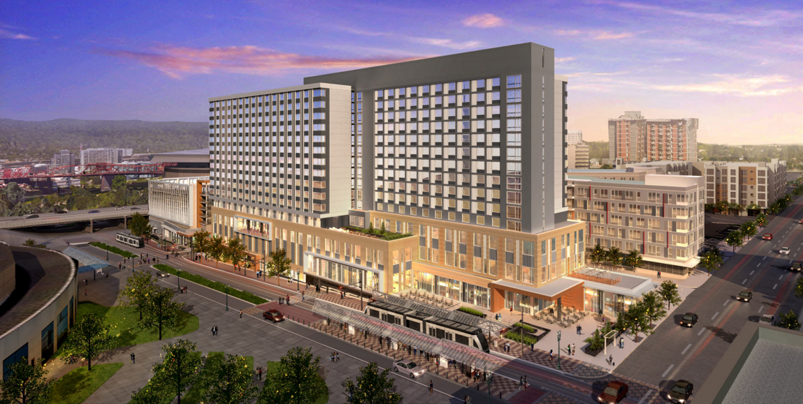 Hyatt at Oregon Convention Center rendering