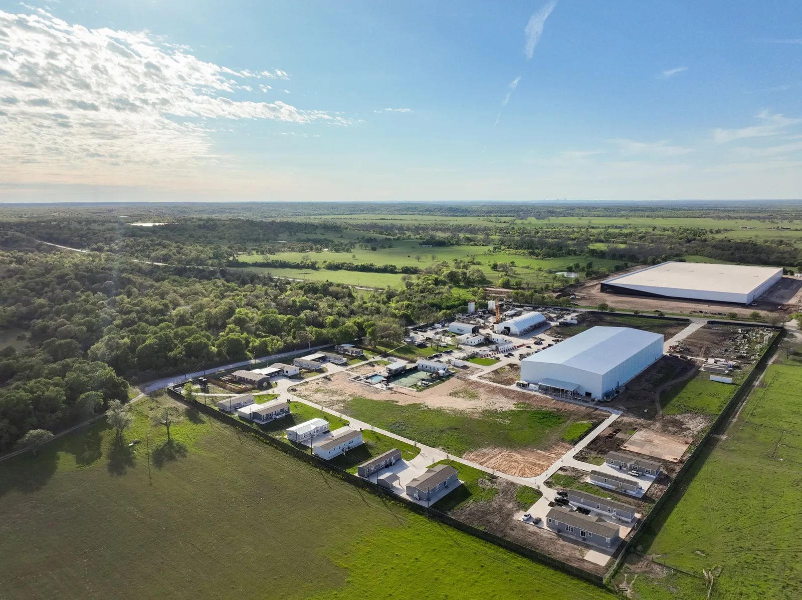 Elon Musk's Snailbrook community under construction on March 13, 2023 in Bastrop County, Texas.