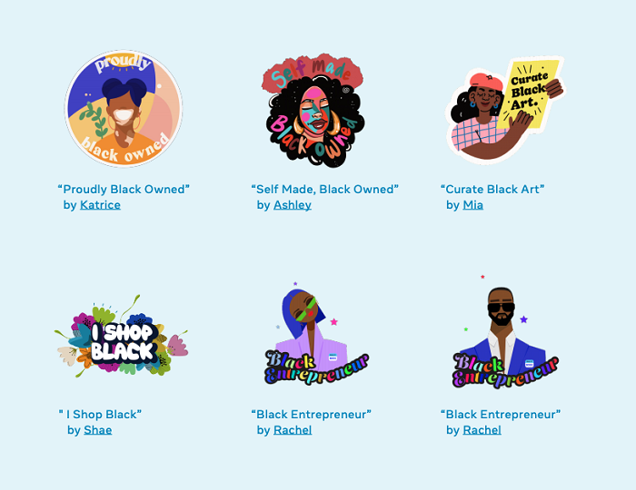 Facebook Black business support