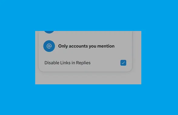X Is Testing an Option to Block Links in Your Post Replies | Social ...