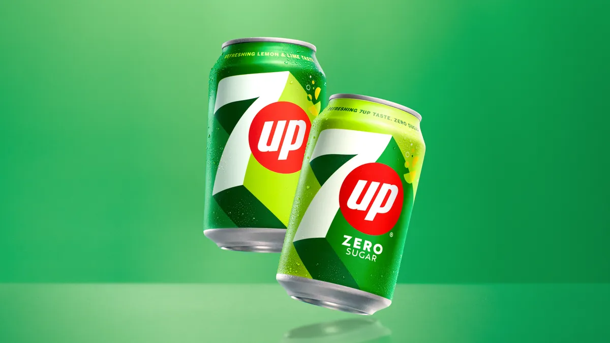 7Up's refreshed packaging.