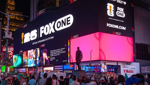 Fox One OOH ad in New York