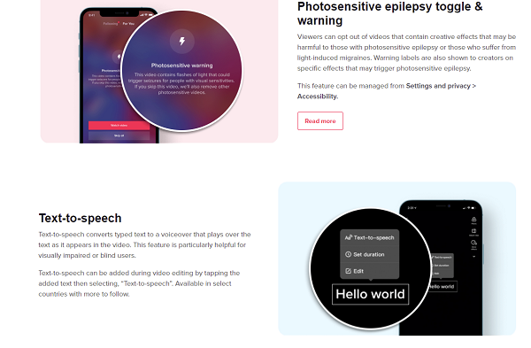 TikTok Accessibility