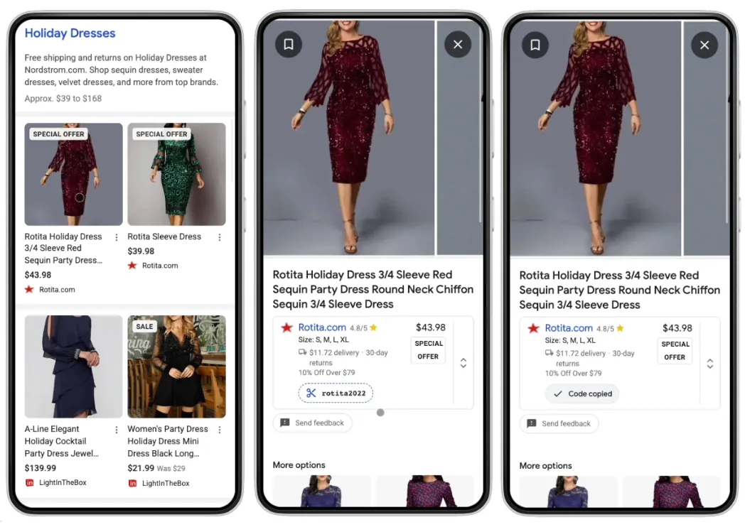 Google Shopping update