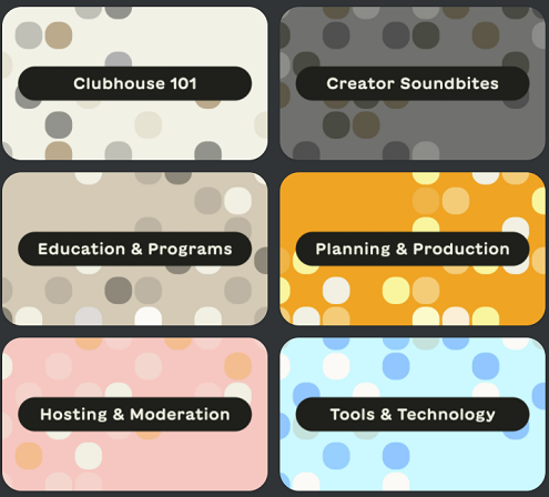 Clubhouse Creator Commons
