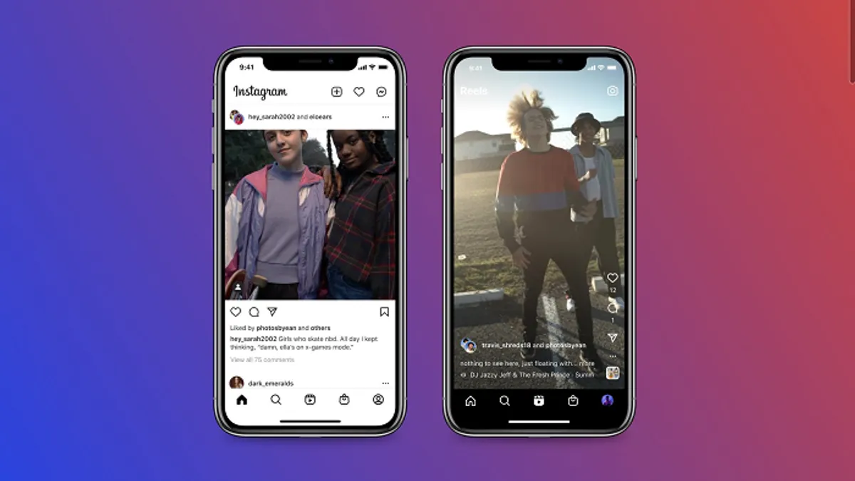 Instagram collab