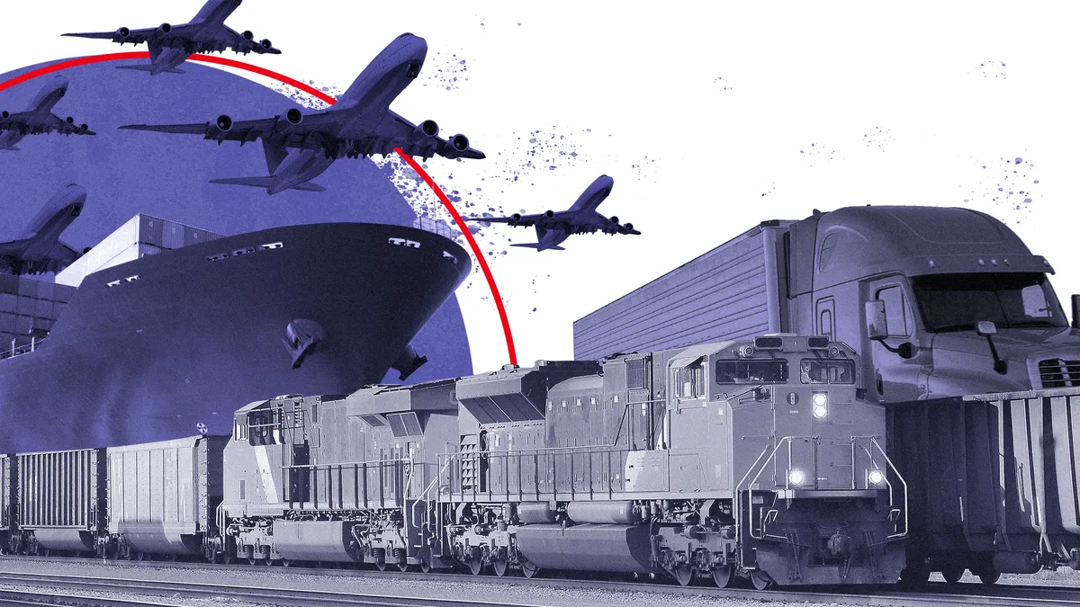 peak season freight: air, ocean, truck and rail