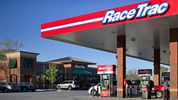 A photo of the exterior of a RaceTrac site.