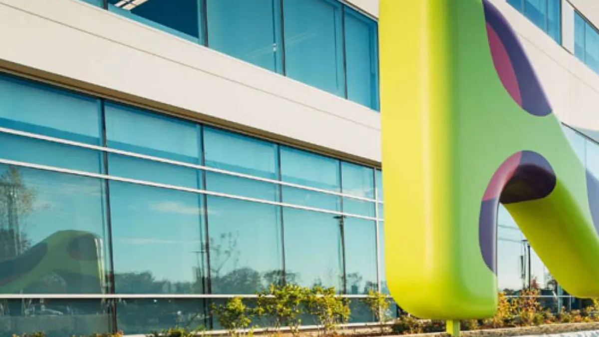 Exterior building picture of the Merck KGaA Life Science site in Burlington, U.S.