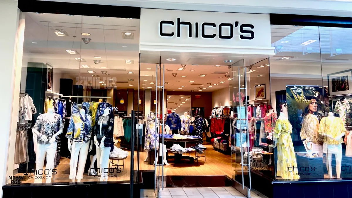 A mall clothing store.