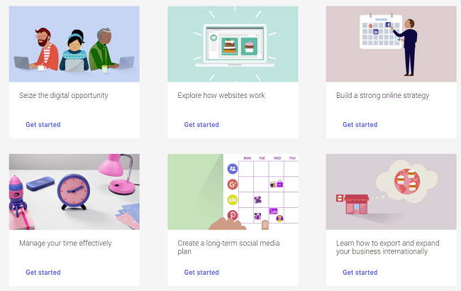 Google Garage courses