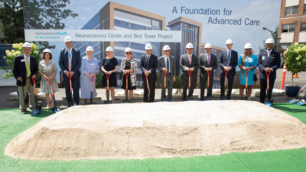 Yale New Haven hospital ground breaking ceremony