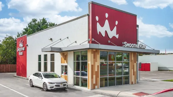 A Smoothie King with a drive-thru.