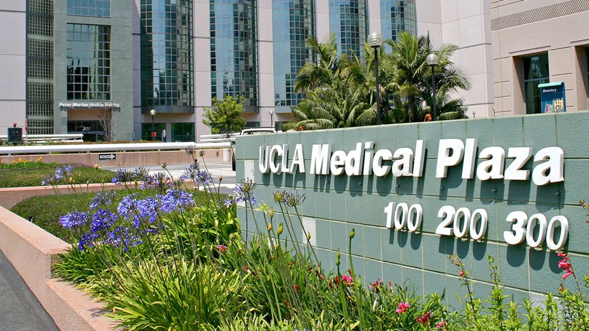 Entrance at the UCLA Medical Plaza