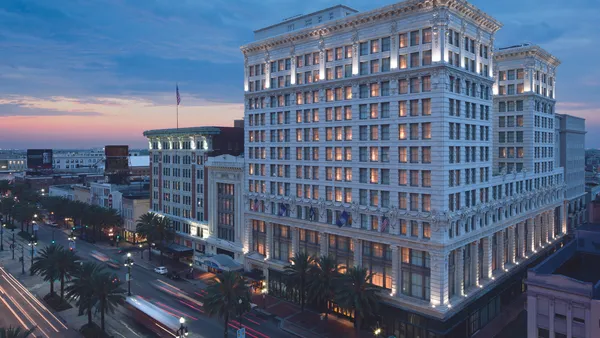 The exterior of the Ritz-Carlton New Orleans.