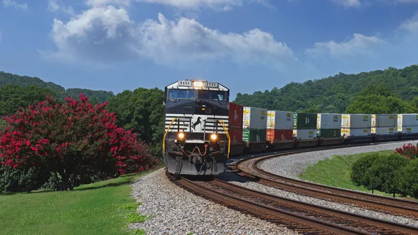 Norfolk Southern intermodal train North Carolina