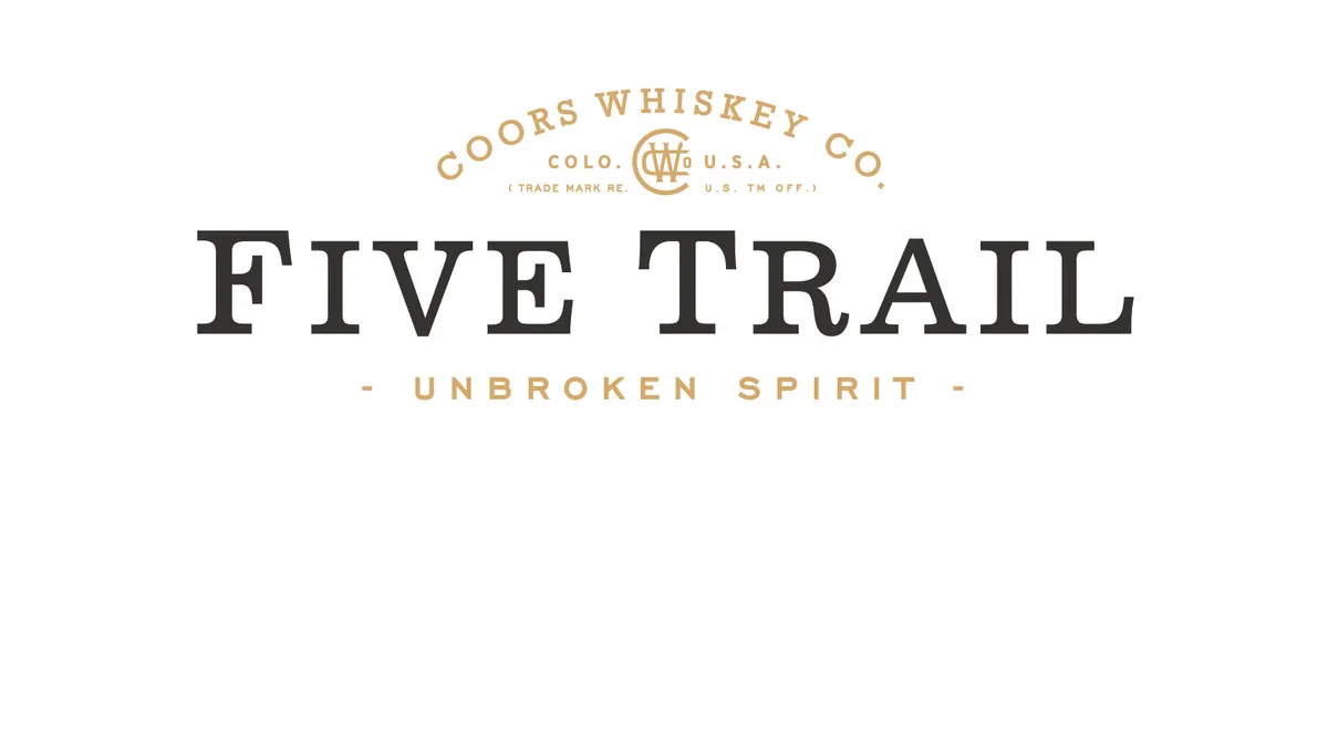 The logo of Molson Coors' first spirit, Five Trail whiskey, which will be in some states in September 2021.