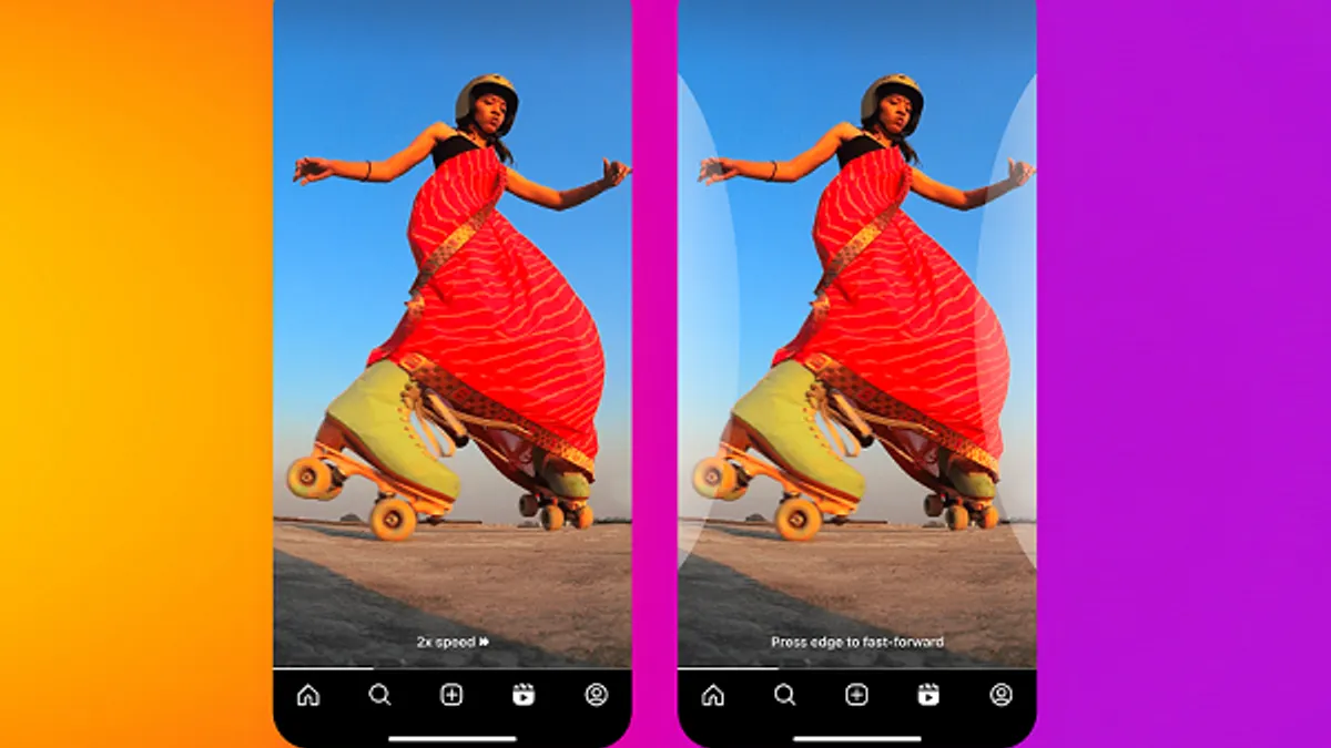 Instagram Reels 2x playback