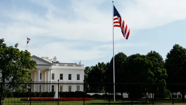 The North Lawn at the White House in Washington, D.C.