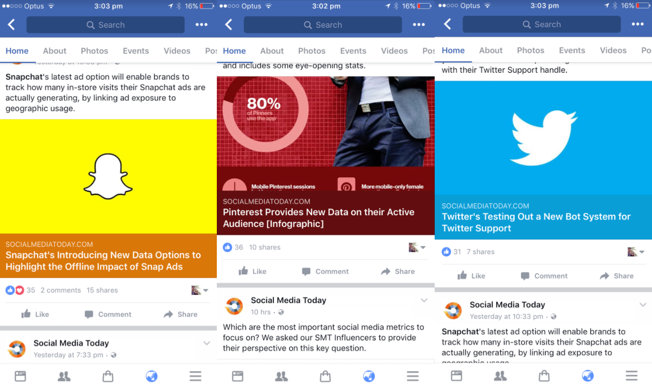 Facebook link preview test