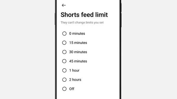 YouTube Shorts time limit