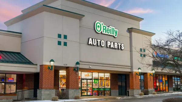 An O'Reilly Auto Parts storefront