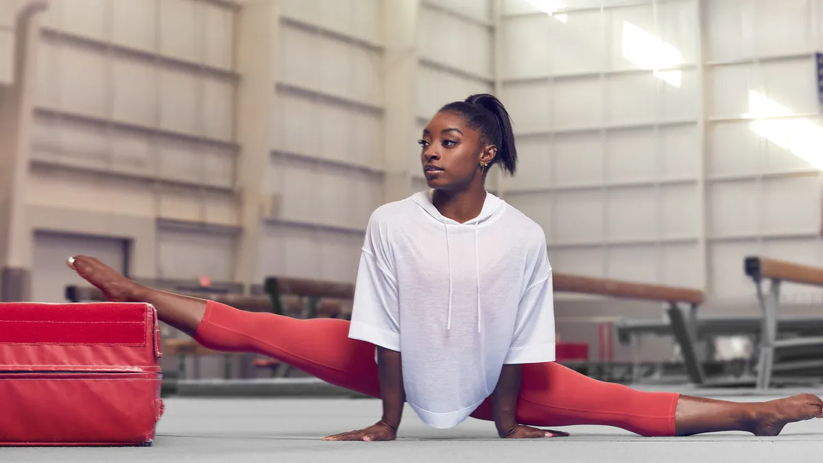 Simone Biles signs with Athleta