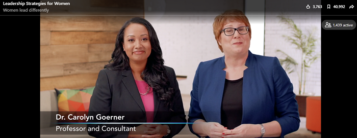 LinkedIn Learning for women