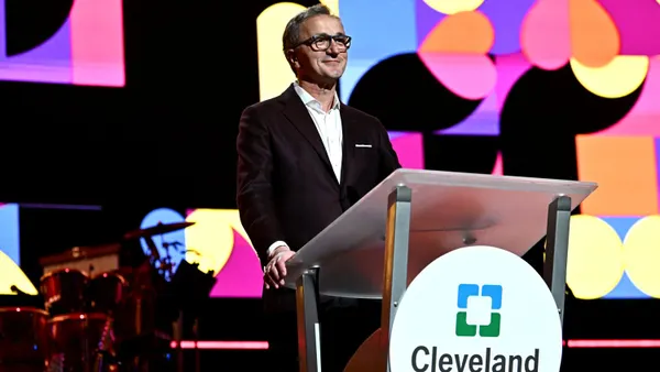 Dr. Tomislav Mihaljevic speaks onstage during the 27th Annual Power of Love Gala hosted by Keep Memory Alive on May 10, 2024 in Las Vegas, Nevada.
