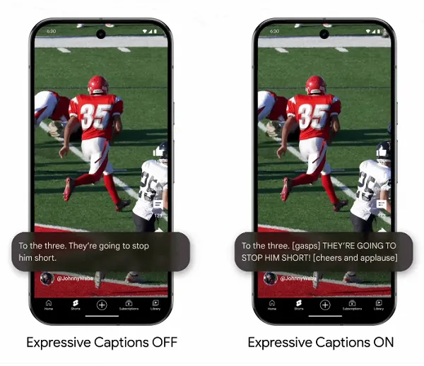 YouTube Expressive Captions