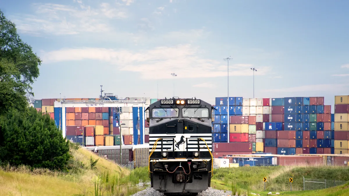 Norfolk Southern intermodal train