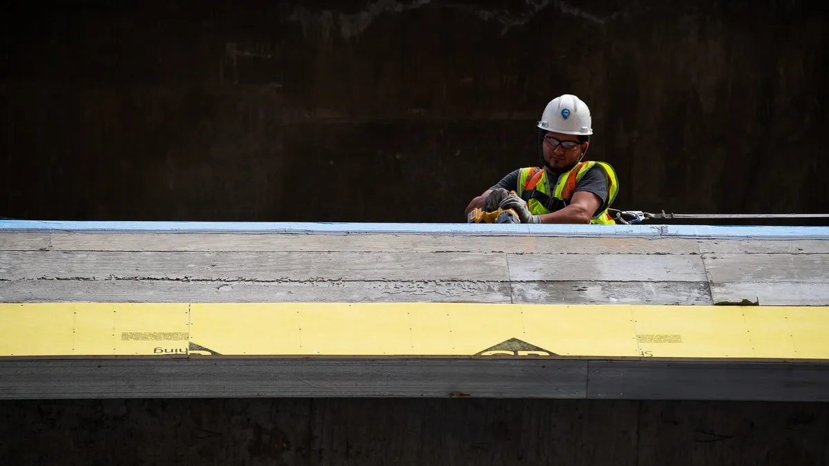 construction worker at The Boro