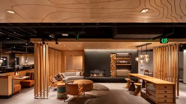 The inside of The Wildbirch Hotel in Anchorage, Alaska.