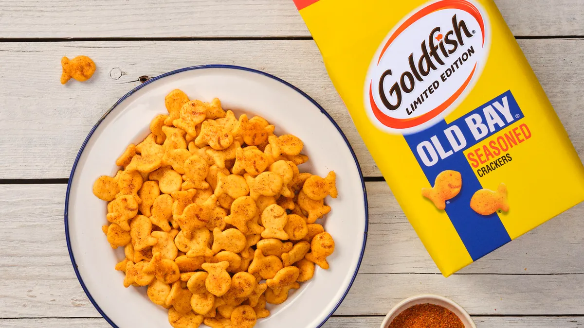 Campbell Soup, Old Bay, Goldfish