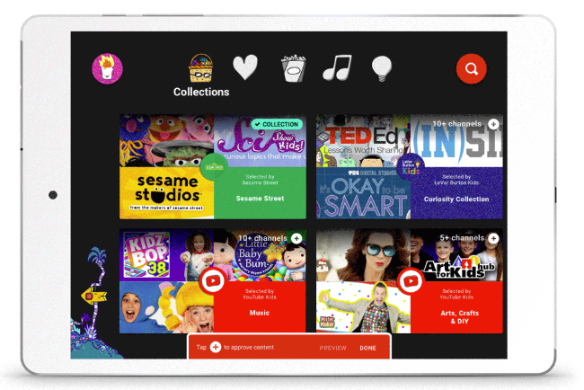 An example of how to use the new YouTube Parents channel selector