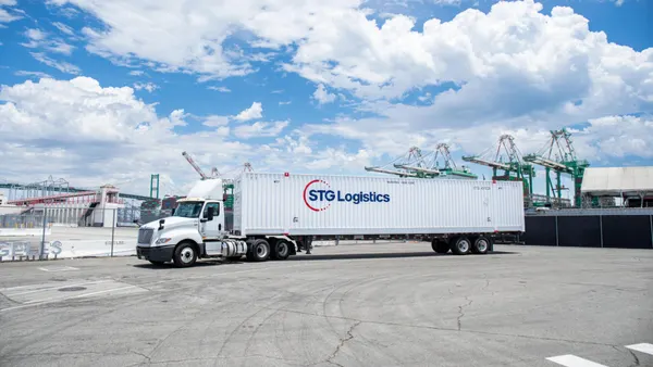 STG truck port yard
