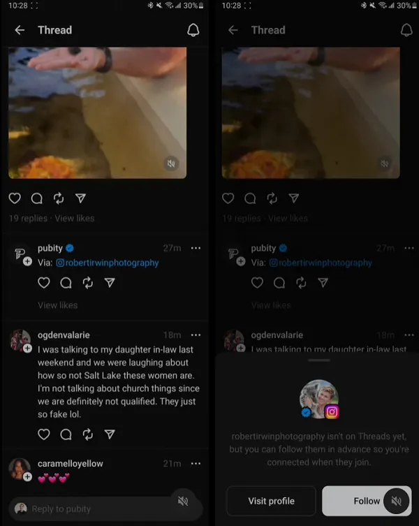 Threads IG tags