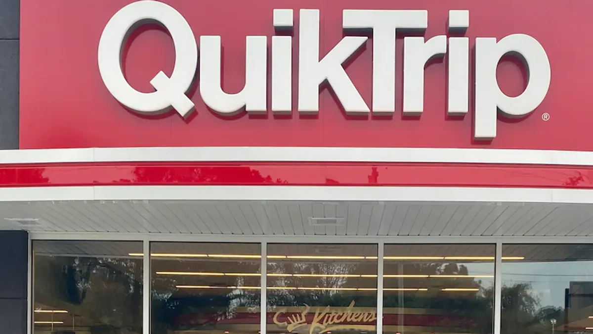 A photo of the exterior of a QuikTrip