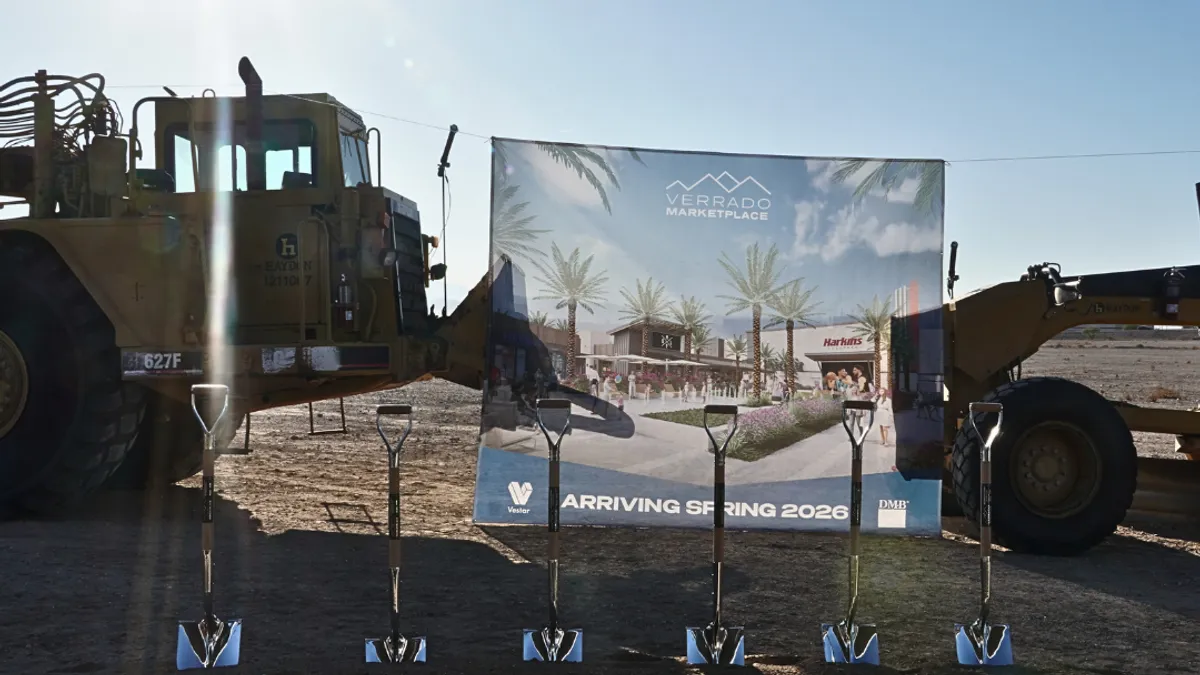 Groundbreaking ceremony for the Verrado marketplace in Buckeye, Arizona.