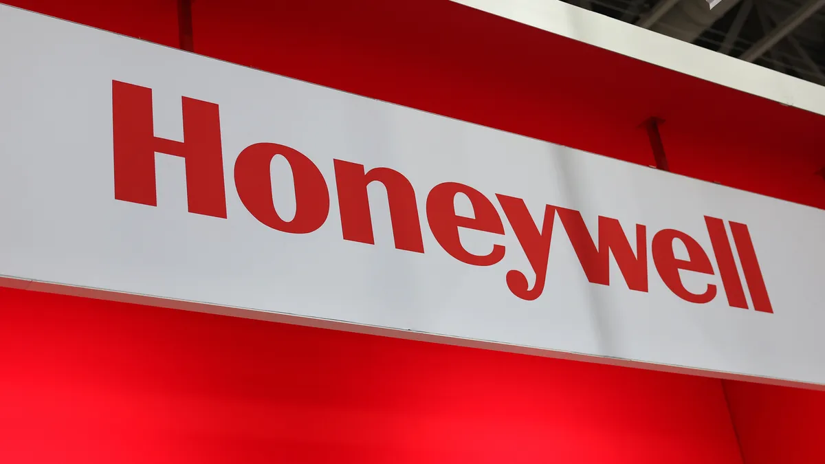 Honeywell's logo.