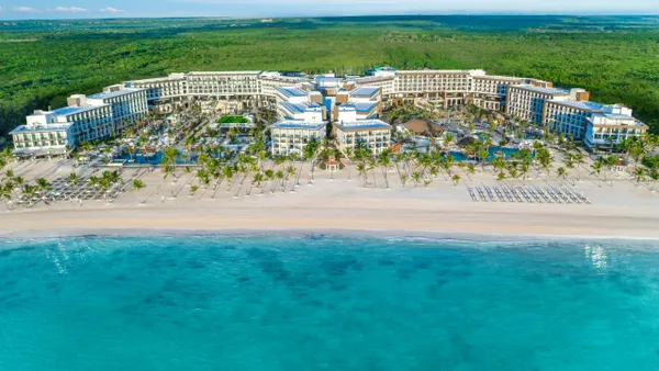 An aerial image of Hyatt Zilara Cap Cana.