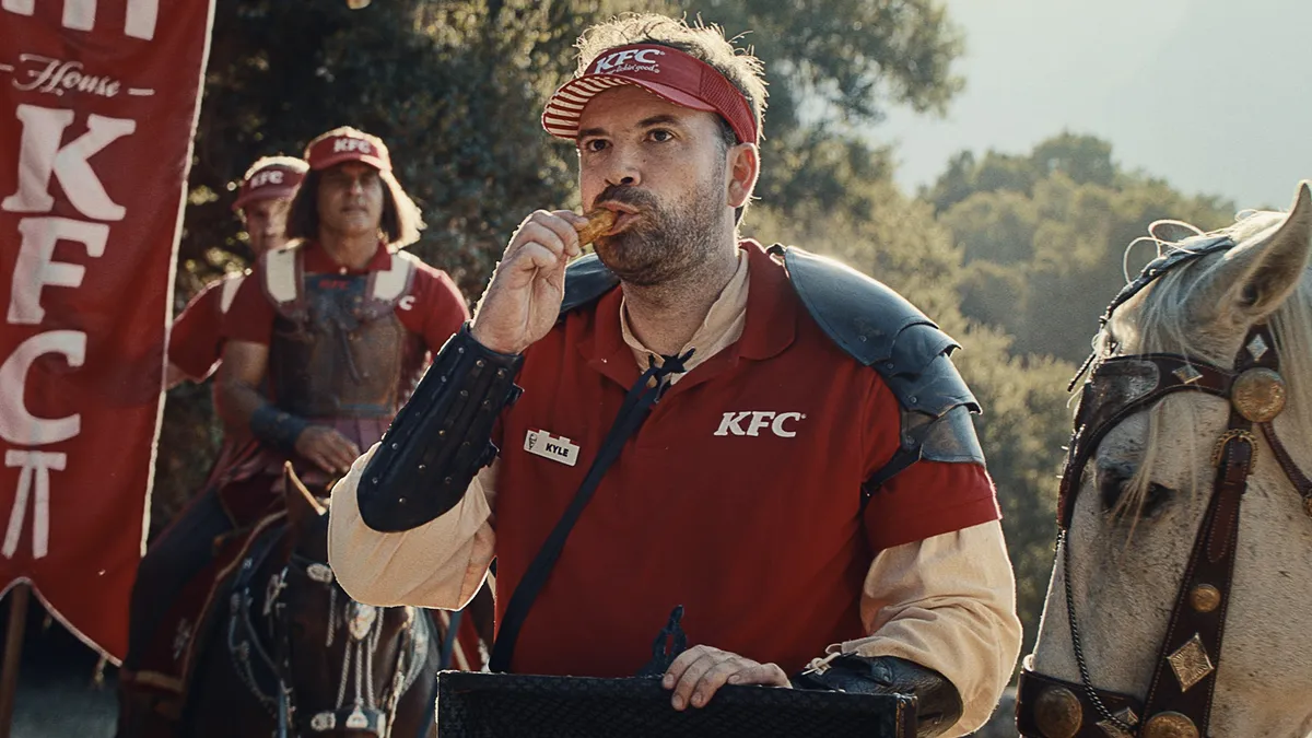 KFC's ad campaign for its new chicken tenders is a "battle cry" to fast-food competitors.