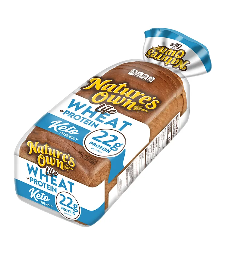 Package of Nature's Own high-protein bread