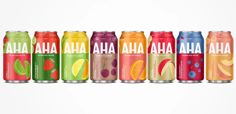 Coca-Cola's Aha moment: New sparkling water brand debuts in March ...