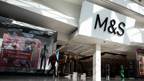 A general view of the exterior of the branch of retailer Marks and Spencer at Westfield White City on October 20, 2020 in London, England. Marks & Spencer said customer data was accessed in an April 2025 cyberattack.