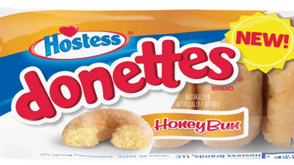 Hostess, which was purchased last year by J.M. Smucker for $5.6 billion, launched shareable Hostess HoneyBun Donettes.