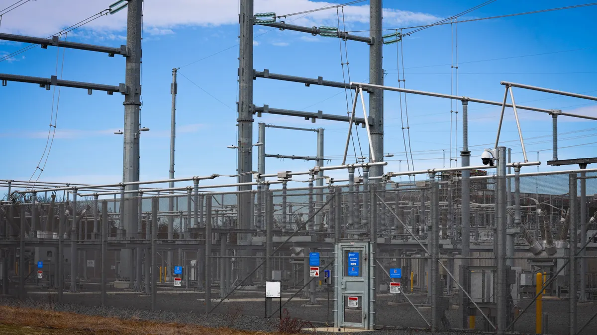 Trappe Rock Substation, a Northern Virginia Electric Cooperative substation in Ashburn, Va.