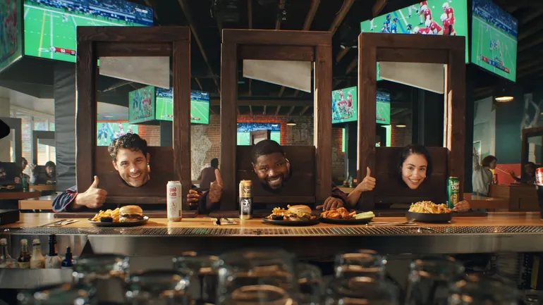 Liquid Death brings guillotines to fantasy football with Yahoo Sports