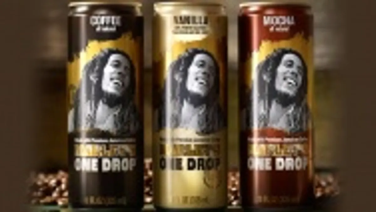 New Bob Marley Coffee Cans Launch Food Dive